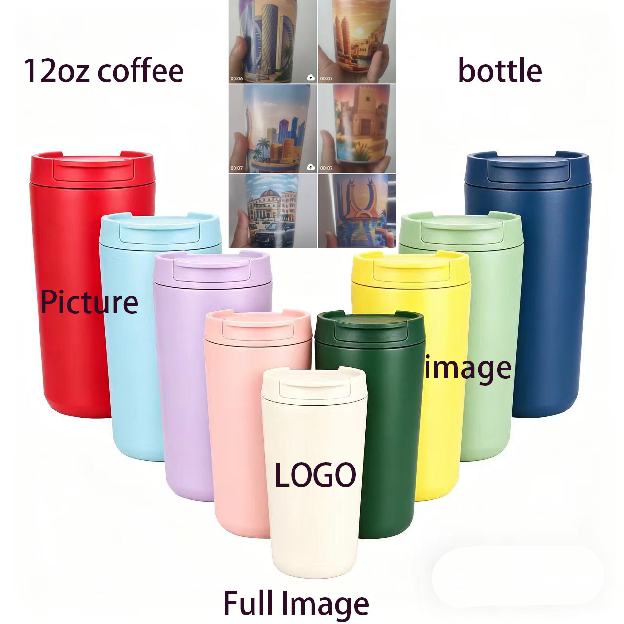 로고 그림 1/2M 카페 12온스 커피잔 304 스테인 - Coffee Equipment For Home 리뷰 및 가격