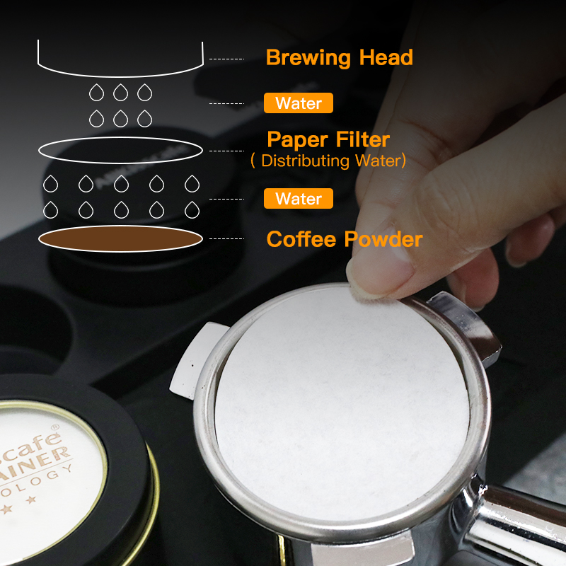 커피 필터 종이 일회용 100pcs 보조 워터 필터 5 - Coffee Equipment For Home 리뷰 및 가격