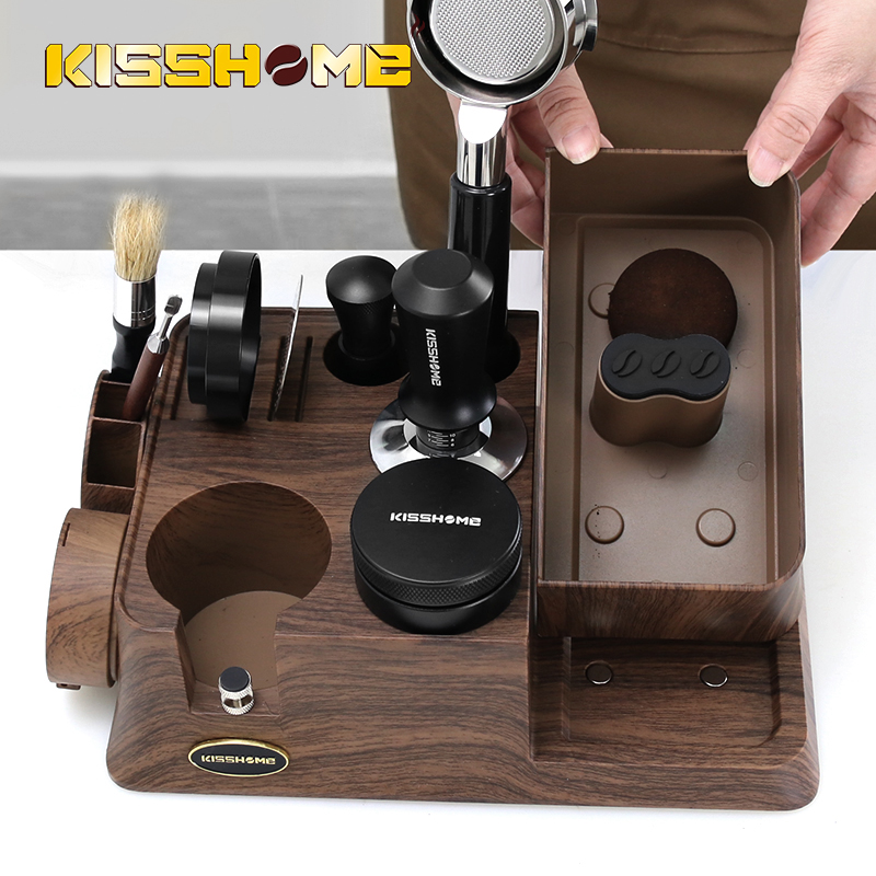 KISSHOME 에스프레소 탬퍼 스테이션 노크 박스 커 - Coffee Equipment Holder 리뷰 및 가격