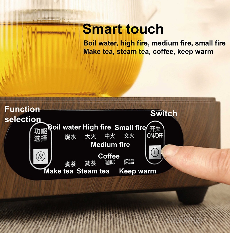 1500W 전기 세라믹 스토브 휴대용 차 스토브 스마트 - Coffee Equipment For Home 리뷰 및 가격