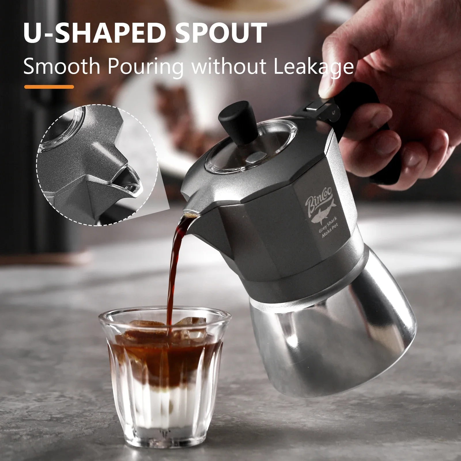 빈쿠 2컵 더블 밸브 모카포트 알루미늄 합금 커피포트  - Coffee Equipment For Home 리뷰 및 가격