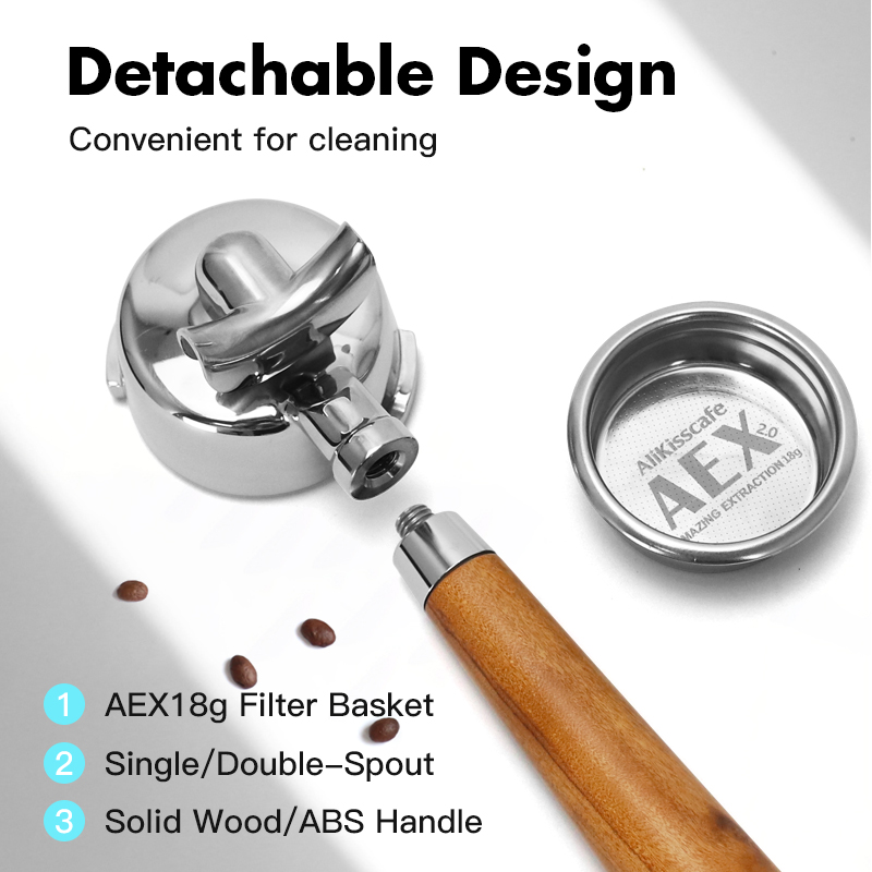 AliKisscafe 58MM 커피 포터필터, 가기아  - Coffee Equipment For Home 리뷰 및 가격