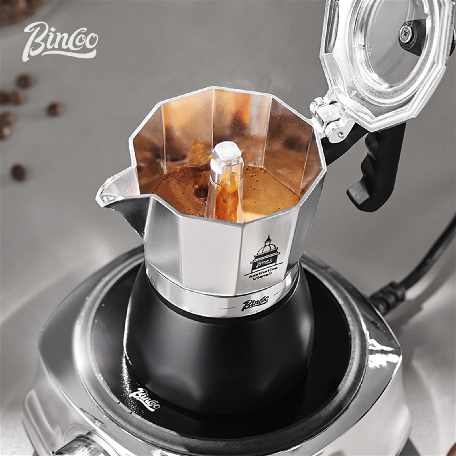 BINCOO 더블 밸브 모카 포트, 에스프레소 추출 커 - Coffee Equipment For Home 리뷰 및 가격